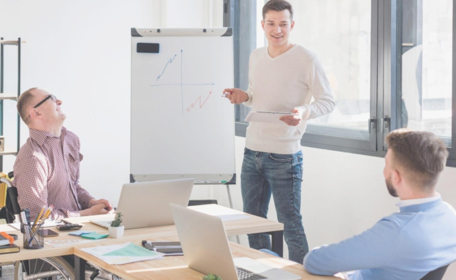 Finanzdaten auf dem Bildschirm